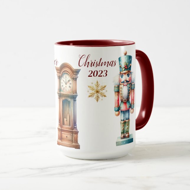 Schöne Personalisierte Nutcracker-Veröffentlichung Tasse (VorderseiteRechts)