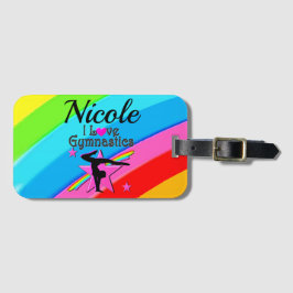 SCHÖNE PERSÖNLICHE IN LIEBE GYMNASTICS DESIGN GEPÄCKANHÄNGER