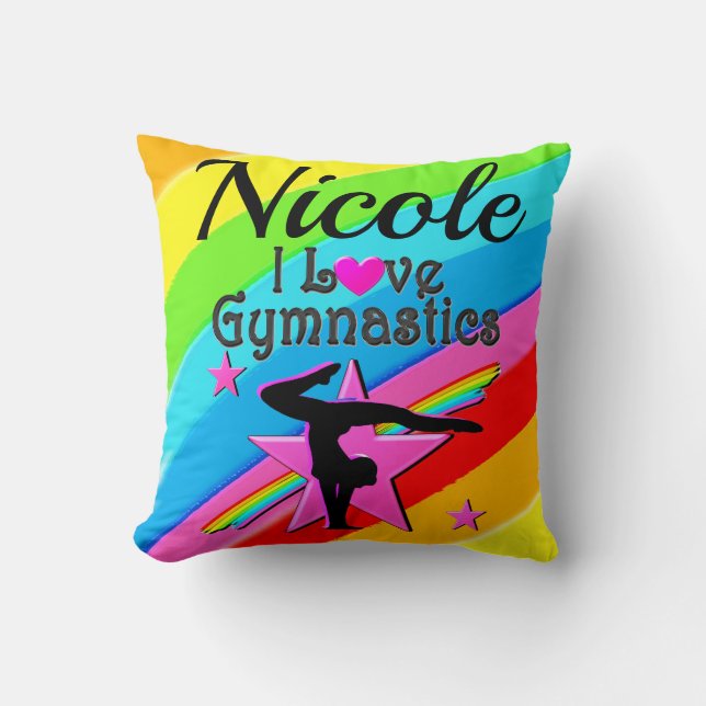 SCHÖNE PERSÖNLICHE IN LIEBE GYMNASTICS DESIGN KISSEN (Vorderseite)