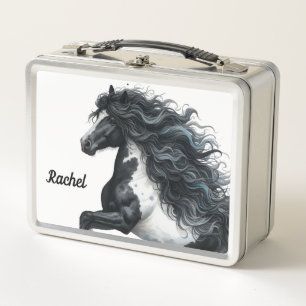 Schöne Pferd Metall Lunchbox