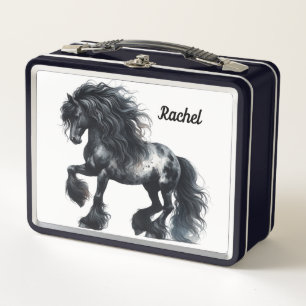 Schöne Pferd Metall Lunchbox