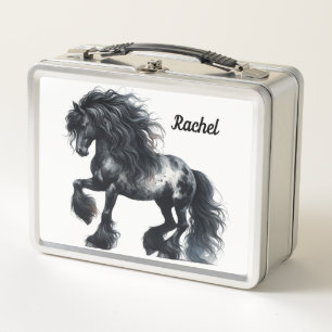 Schöne Pferd Metall Lunchbox
