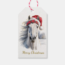 Schöne Pferd-Weihnachtsgeschenkanhänger