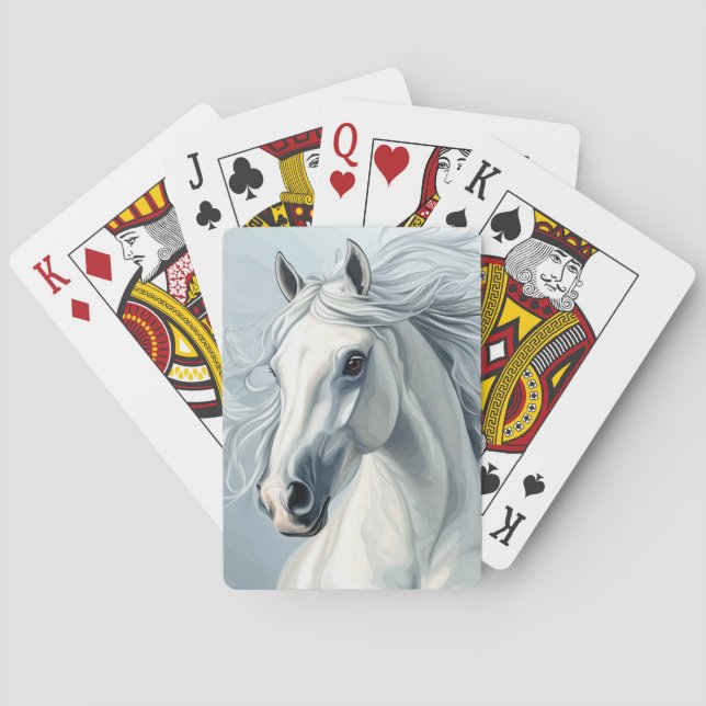 SCHÖNE PFERDE #1 SPIELKARTEN (Rückseite)