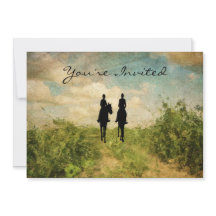 Schöne Pferdereiten Hochzeit