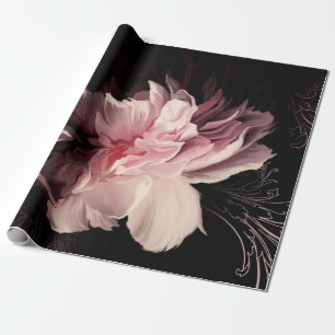Schöne Pfingstrose Geschenkpapier
