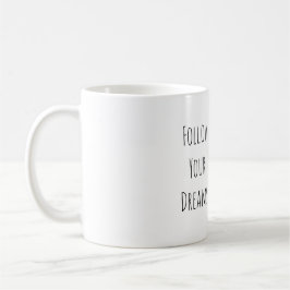 Schöne Pfirsich-Blütenträume Braune Haar Dame Kaffeetasse