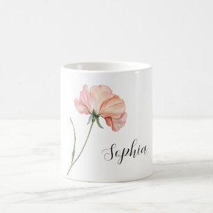 Schöne Pfirsichblüte Kaffeetasse