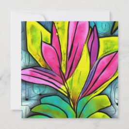 Schöne Pflanze Feiertagskarte