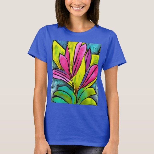 Schöne Pflanze T-Shirt (Vorderseite)