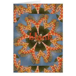 Schöne phantastische afrikanische Giraffe Blanche