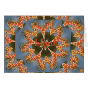 Schöne phantastische afrikanische Giraffe Blanche