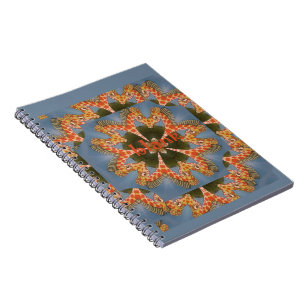 Schöne phantastische afrikanische Giraffe Blanche Notizblock