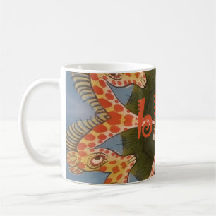 Schöne phantastische afrikanische Giraffe Blanche Tasse
