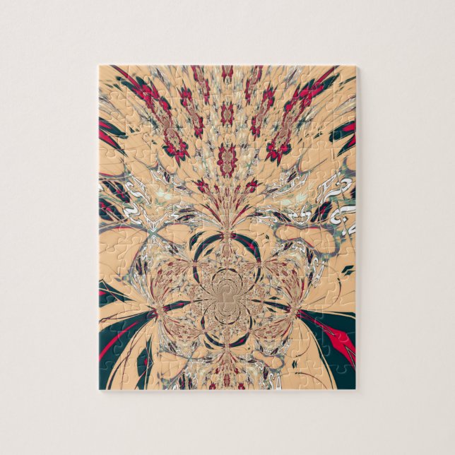 Schöne phantastische Arkaden Kunstdesign Puzzle (Vertikal)