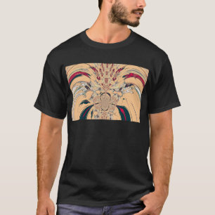 Schöne phantastische Arkaden Kunstdesign T-Shirt