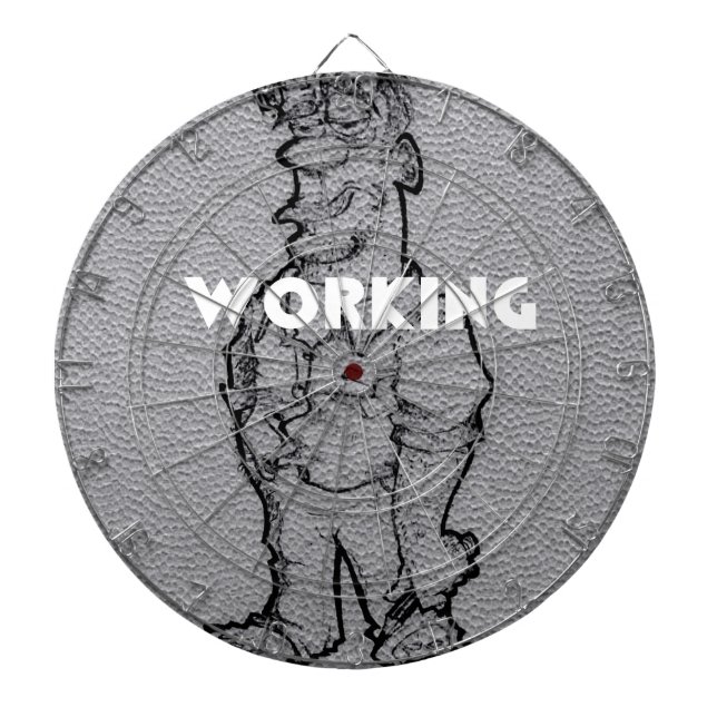 Schöne Phantastische Bleistiftskizze: Arbeitsübers Dartscheibe (vorne)