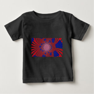 Schöne Phantastische Flagge der Vereinigten Staate Baby T-shirt