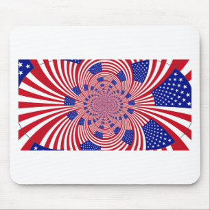 Schöne Phantastische Flagge der Vereinigten Staate Mousepad