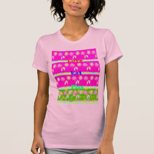 Schöne phantastische Flora Text Zitat Design T-Shirt