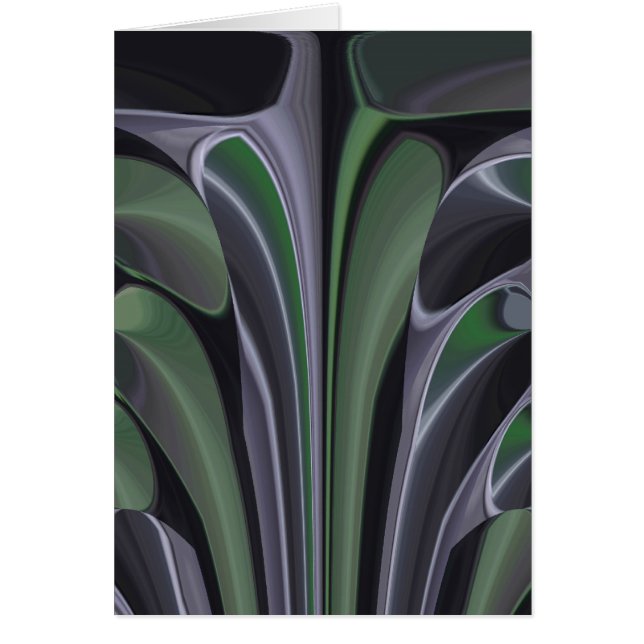 Schöne Phantastische Grüne Aurora Textur Design (Vorne)