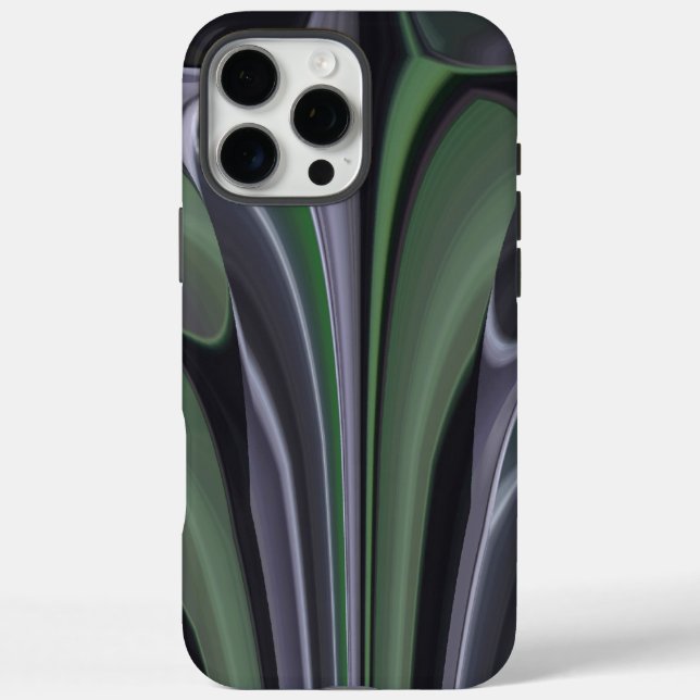 Schöne Phantastische Grüne Aurora Textur Design Case-Mate iPhone Hülle (Rückseite)