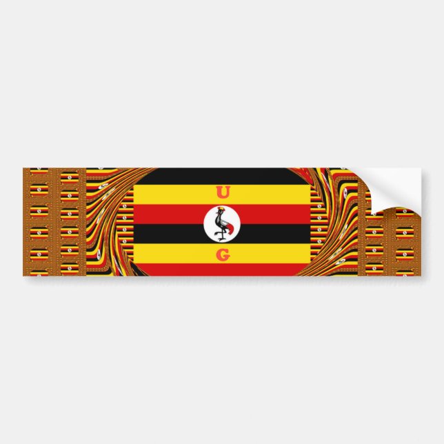 Schöne phantastische Hakuna Matata Lovely Uganda C Autoaufkleber (Vorne)
