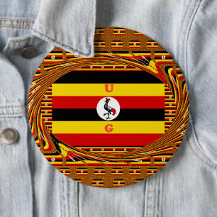 Schöne phantastische Hakuna Matata Lovely Uganda C Button