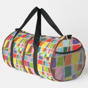 Schöne Phantastische Happy Earth Colors Collage Duffle Bag