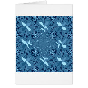 Schöne Phantastische Iridescent Blue Kaleidoskop K