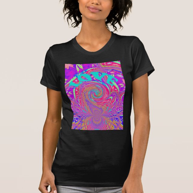 Schöne Phantastische Liebe Whirlpool Text Art Prin T-Shirt (Vorderseite)