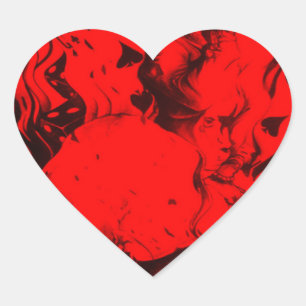 Schöne phantastische, neueste Online-Qualität Skee Herz-Aufkleber