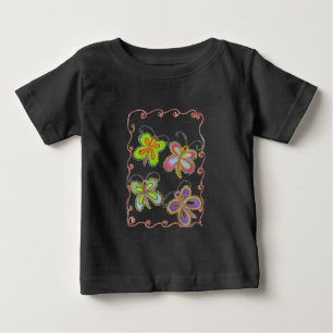 Schöne, phantastische Niedliche Schmetterlingskuns Baby T-shirt