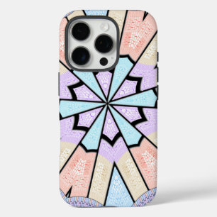 Schöne, Phantastische, pastellfarbene geometrische iPhone 16 Pro Hülle