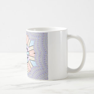 Schöne, Phantastische, pastellfarbene geometrische Kaffeetasse