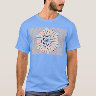 Schöne, Phantastische, pastellfarbene geometrische T-Shirt