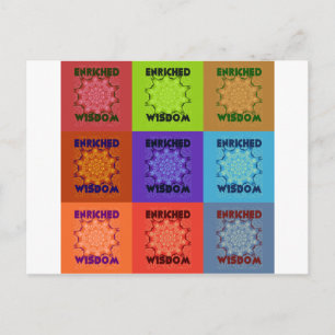 Schöne Phantastische Pop Kunst, Dichtung und Musik Postkarte