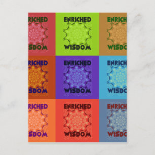 Schöne Phantastische Pop Kunst, Dichtung und Musik Postkarte