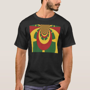 Schöne Phantastische Rasta-Farben Kunstdrucken T-Shirt