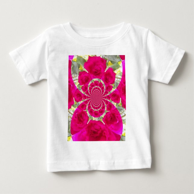 Schöne Phantastische Rote Rosen.jpg Baby T-shirt (Vorderseite)