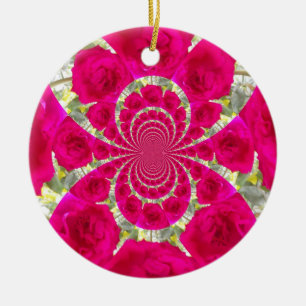 Schöne Phantastische Rote Rosen.jpg Keramik Ornament