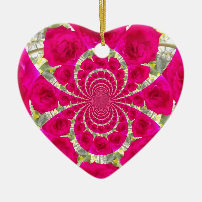 Schöne Phantastische Rote Rosen.jpg Keramikornament (Vorne)