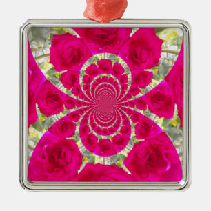 Schöne Phantastische Rote Rosen.jpg Ornament Aus Metall