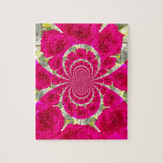 Schöne Phantastische Rote Rosen.jpg Puzzle (Vertikal)