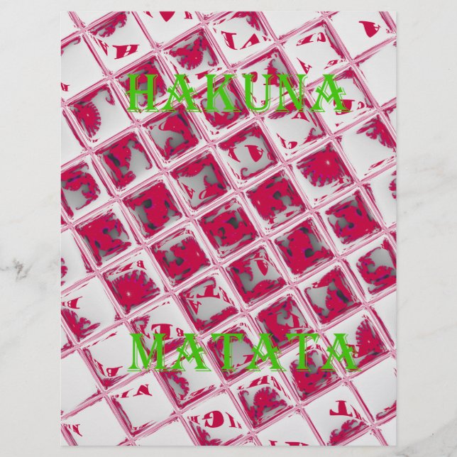 Schöne Phantastische Rote Stilelemente Spiegelbild (Vorderseite)