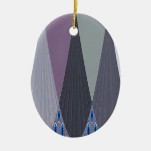 Schöne Phantastische Zickzack Design Kunst, Dichtu Keramik Ornament