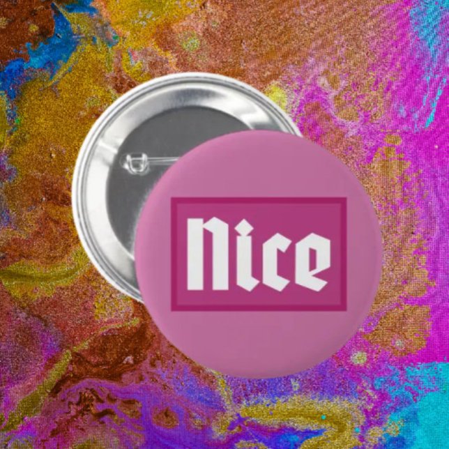 Schöne Pink Box Typografie Schaltfläche Button (Von Creator hochgeladen)