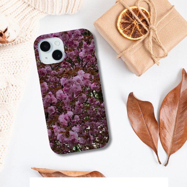 Schöne Pink Cherry Tree Fotografie Case-Mate iPhone Hülle (Pink Floral Cherry Blossom Photography iPhone Case)