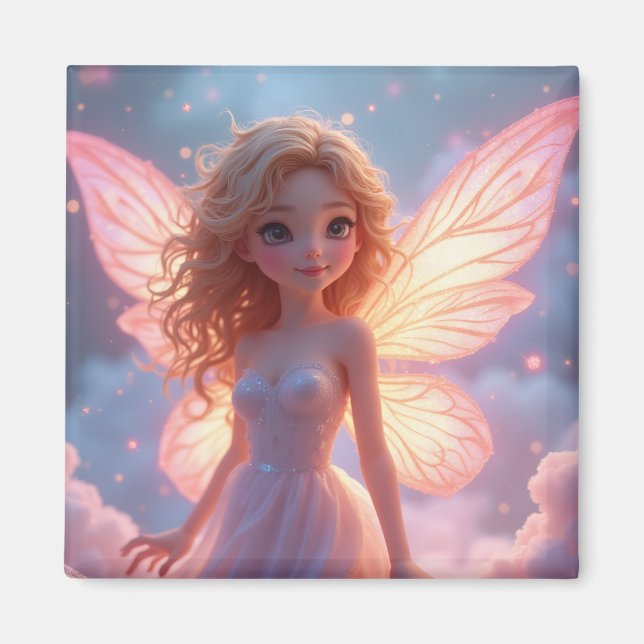 Schöne PInk Fairy Magnet v0.2 (Vorne)