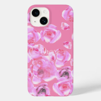 Schöne Pink Roses iPhone Case